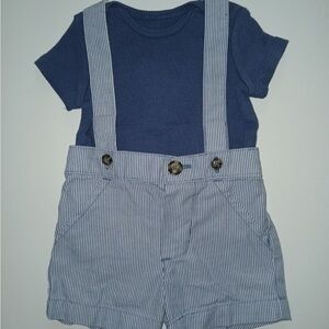 Carter's Striped Overalls (3m)
